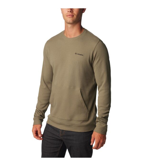 コロンビア メンズ シャツ トップス Pitchstone Knit Crew Stone Greenの通販は