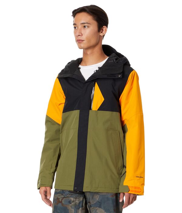 VOLCOM ストライプ フード付きジャケット Мサイズ　メンズ VOLCOM ストライプ フード付きジャケット Мサイズ メンズ ボルコム