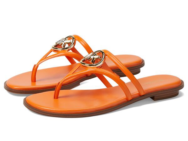 マイケルコース レディース サンダル シューズ Hampton Flat Sandal Apricot