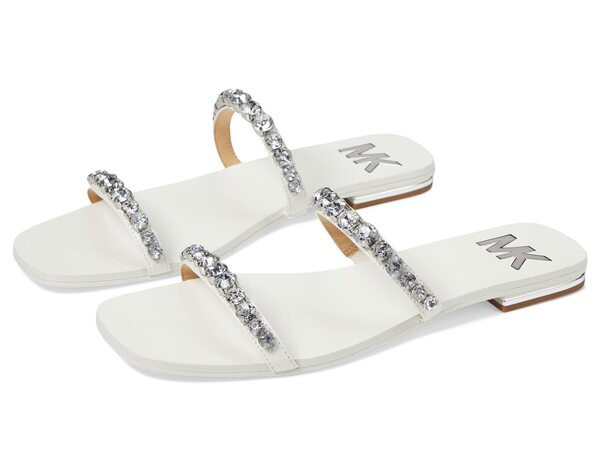 マイケルコース レディース サンダル シューズ Jessa Flat Sandal Optic White