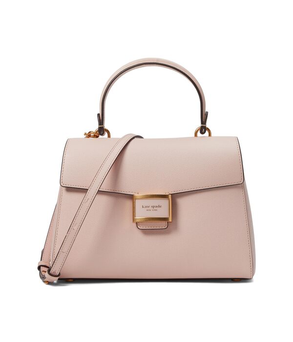 ケイトスペード レディース ハンドバッグ バッグ Katy Textured Leather Medium Top-Handle Satchel Antique Pink 55,080円