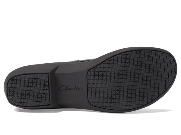クラークス レディース サンダル シューズ Talene Ave Black Crinkle Patent Syntheticの通販は