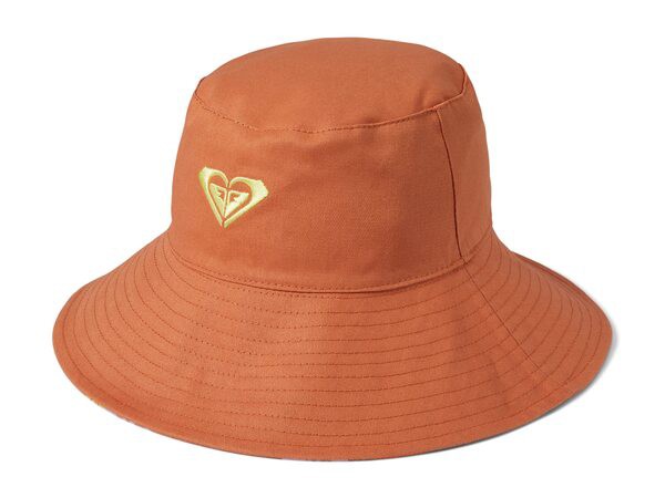 ロキシー レディース 帽子 アクセサリー Kate Bosworth Bucket Hat Sunburn Positivity Paradise