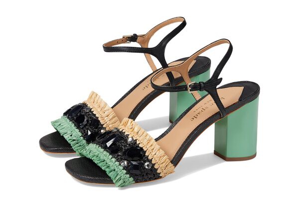 ケイトスペード レディース ヒール シューズ Bora Bora Heel Black/Natural/Mint