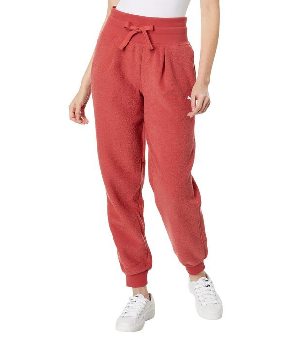 プーマ レディース カジュアルパンツ ボトムス Her Winterized High-Waist Pants Astro Red