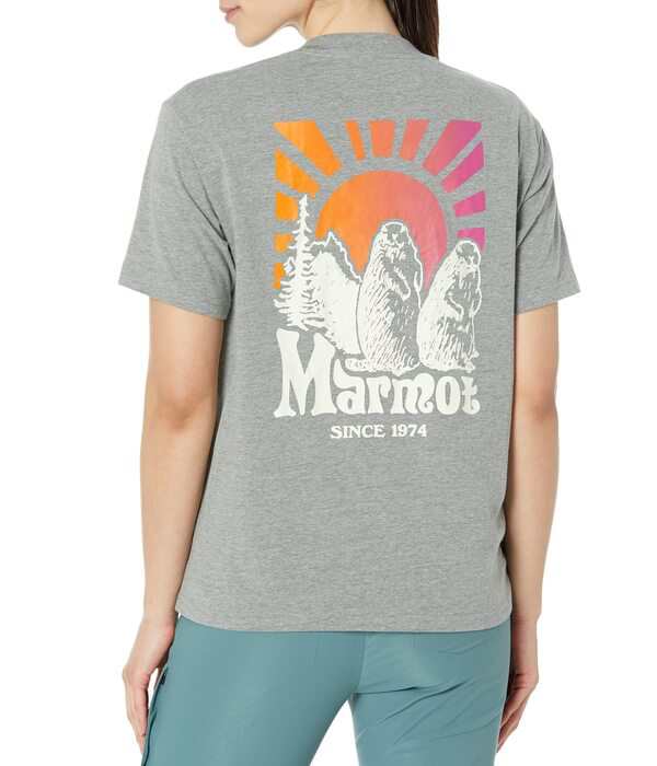 マーモット レディース シャツ トップス Sunshine Tee Short Sleeve Charcoal Heatherの通販は
