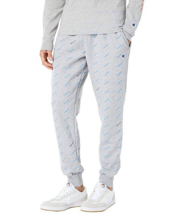 チャンピオン メンズ カジュアルパンツ ボトムス PowerblendR All Over Print Joggers Champion Legend Oxford Greyの通販は