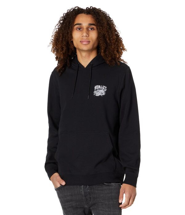 ハーレー メンズ パーカー・スウェット アウター Elliot Dragon Fleece Pullover Hoodie Blackの通販は