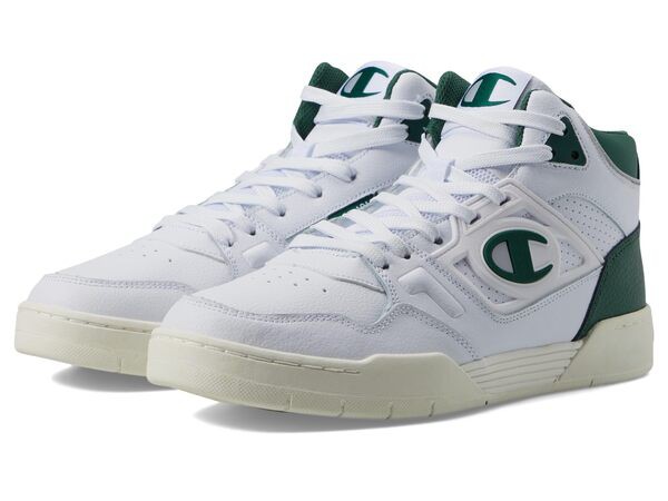 チャンピオン メンズ スニーカー シューズ 5 On 5 Hi White/Green/Chalk