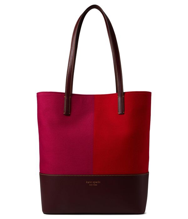 ケイトスペード レディース ハンドバッグ バッグ Waverly Racing Stripe Jacquard Large Tote Cordovan Multi