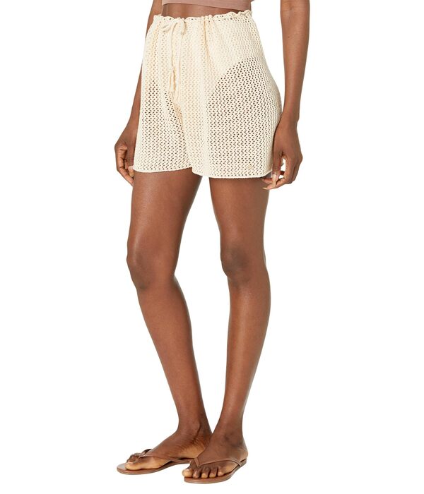 ロキシー レディース ボトムスのみ 水着 Island Hopper Crochet Shorts Tapiocaの通販は