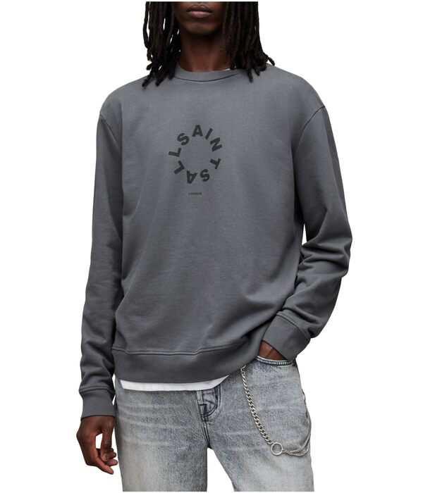 オールセインツ メンズ パーカー・スウェット アウター Tierra Crew Wind Grey