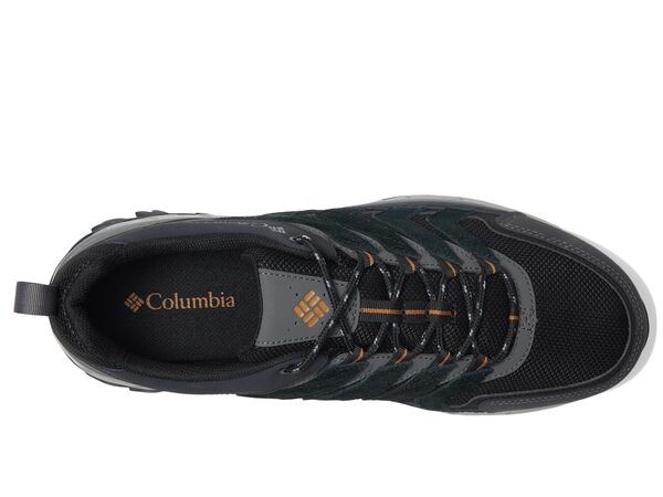 コロンビア メンズ ブーツ・レインブーツ シューズ Strata Trail Low Wp Black/Elkの通販は