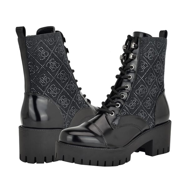 ゲス レディース ブーツ・レインブーツ シューズ Waitea Black Denimの通販は
