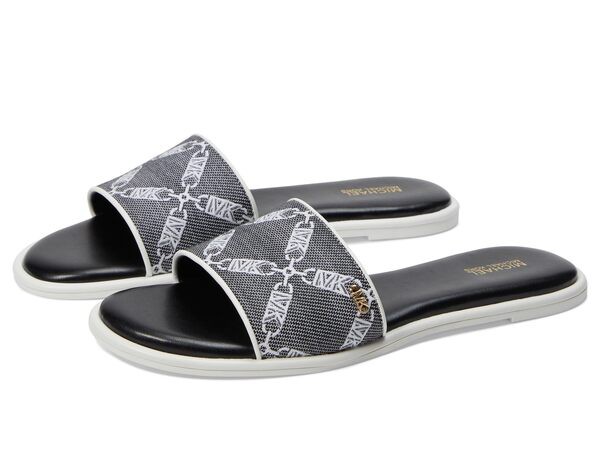 マイケルコース レディース サンダル シューズ Saylor Slide Black/Optic Whiteの通販は