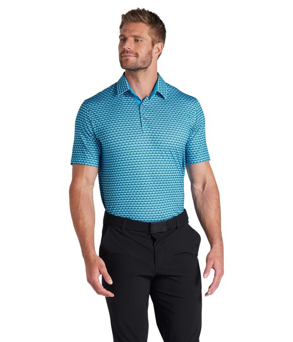 プーマ メンズ シャツ トップス Mattr Palm Deco Polo Aqua Blue/Puma Black 17,980円