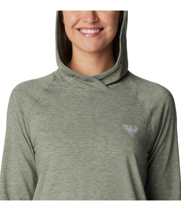 コロンビア Columbia PFG Uncharted Hoodie レディース パーカー スウェット Cypress Heather 1 Amazon.com: Columbia Women's PFG Uncharted Hoodie, Cypress