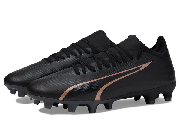 プーマ メンズ スニーカー シューズ Ultra Match Firm Ground/Artificial Ground Puma Black/Copper Rose