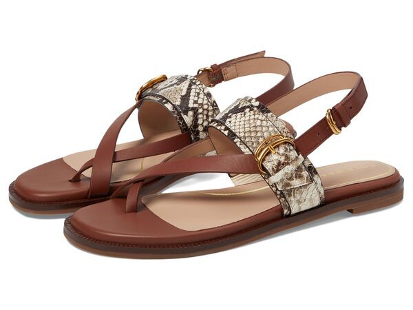 コールハーン レディース サンダル シューズ Anica Lux Buckle Sandals Sandollar Soho Snake Print Leather