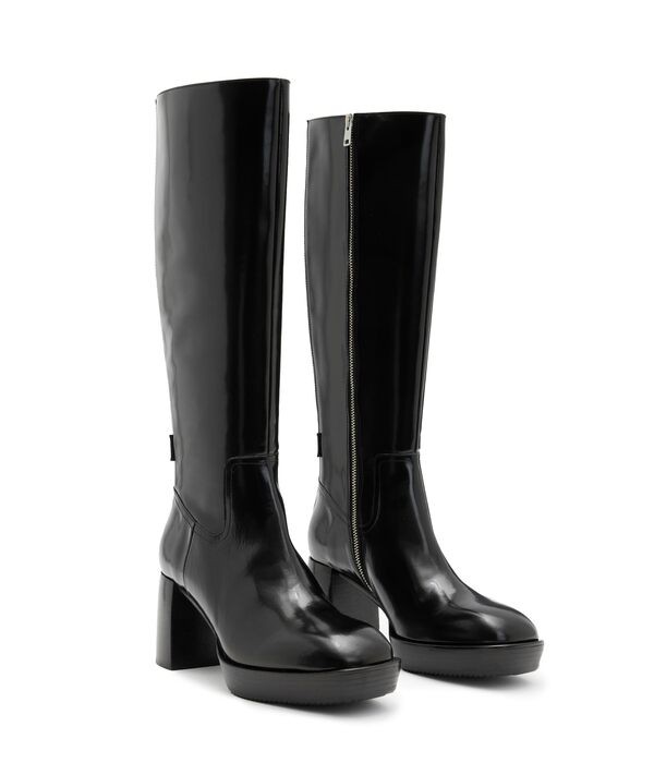 オールセインツ レディース ブーツ・レインブーツ シューズ Pip Boot Black Shine