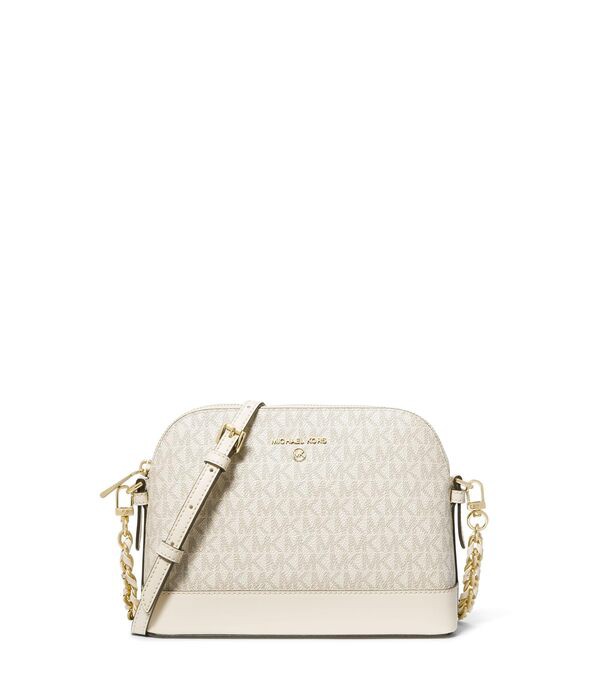 マイケルコース レディース ハンドバッグ バッグ Jet Set Charm Large Dome Crossbody Vanilla/Cream