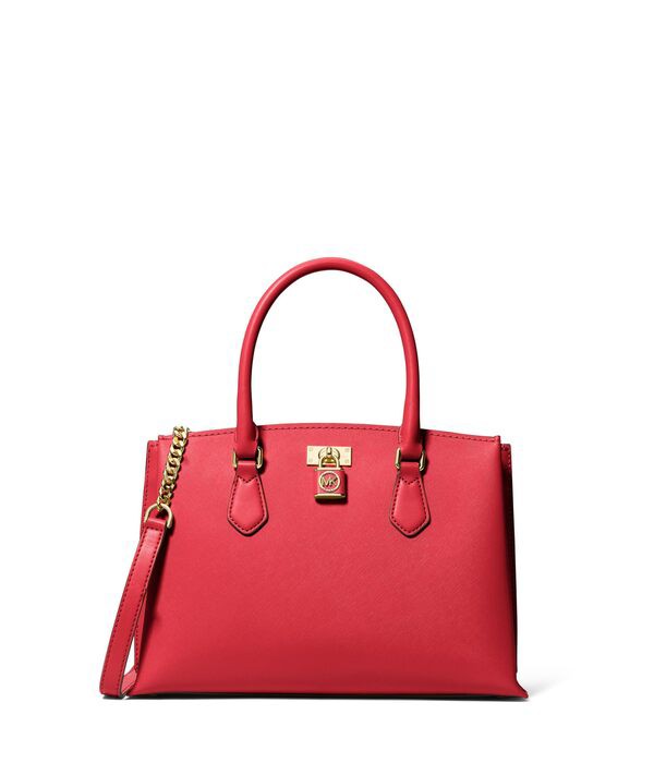 マイケルコース レディース ハンドバッグ バッグ Ruby Medium Satchel Crimson