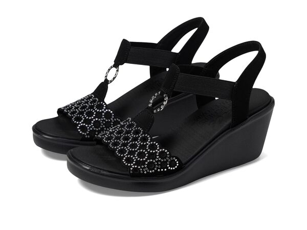 スケッチャーズ レディース ヒール シューズ Rumble On - Queen B2 Black/Silver