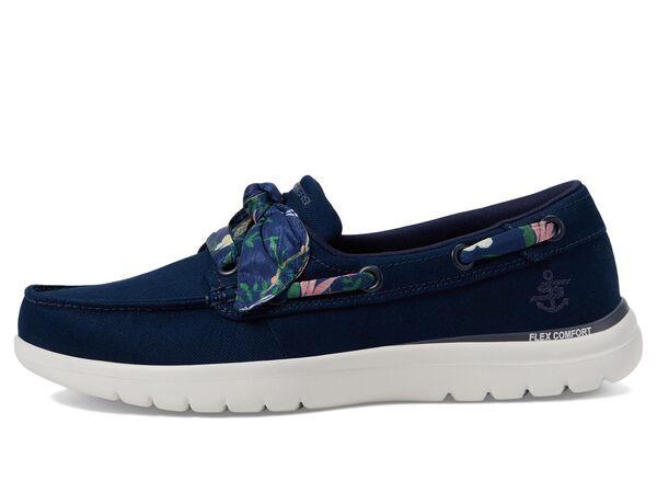 スケッチャーズ レディース デッキシューズ シューズ On-The-Go Flex-Seaside Daisy Navy