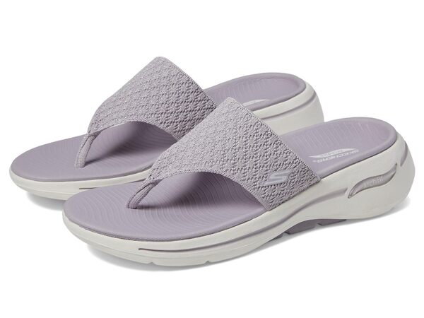 スケッチャーズ レディース サンダル シューズ Go Walk Arch Fit Sandal Lilacの通販は 14,746円