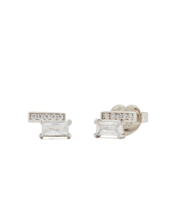 ケイトスペード レディース ピアス・イヤリング アクセサリー Delicate Studs Clear/Silverの通販は 11,980円