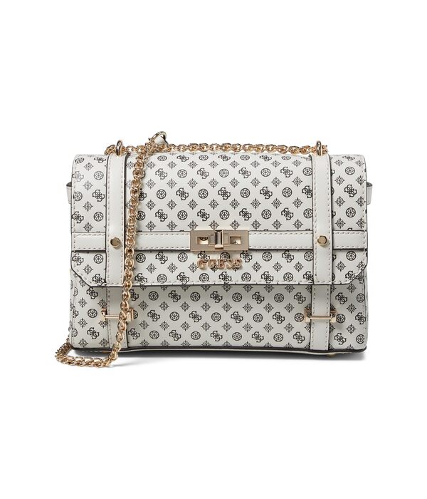 ゲス レディース ショルダーバッグ バッグ Emilee Small Convertible Crossbody | GUESS Emilee ラグジュアリー サッチェル、ブラック