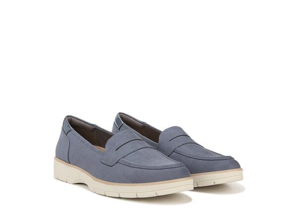 ドクター・ショール レディース スリッポン・ローファー シューズ Nice Day Slip-On Loafer Oxide Blue Microfiber