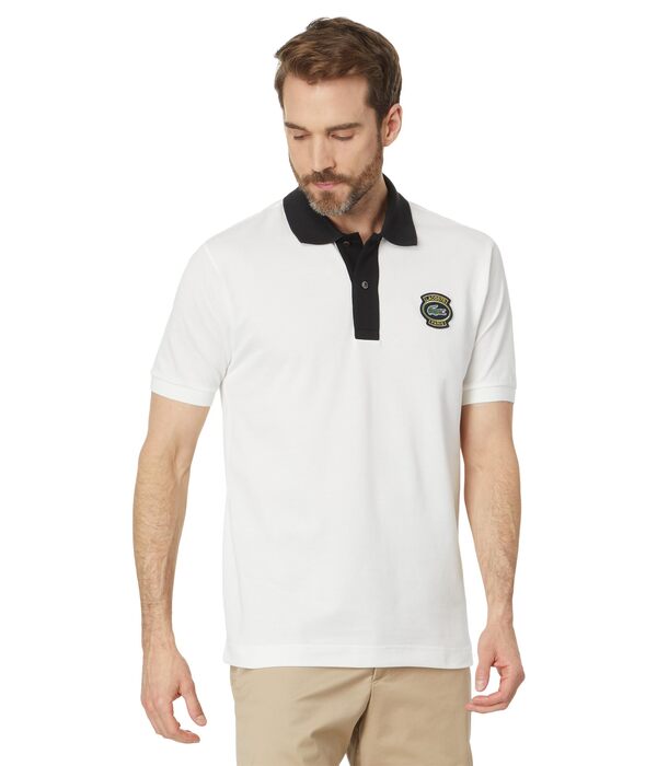 ラコステ メンズ シャツ トップス Short Sleeve Classic Fit Polo w/ Lacoste Badge Flour/Blackの通販は 19,110円