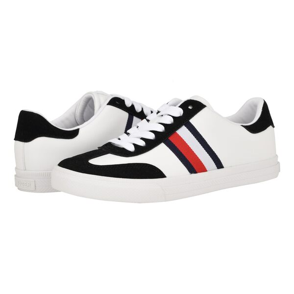 トミー ヒルフィガー レディース スニーカー シューズ Latzi Black Stripe Multiの通販は