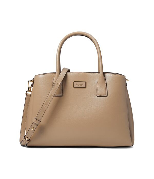 ケイトスペード レディース ハンドバッグ バッグ Serena Saffiano Leather Satchel Timeless Taupe