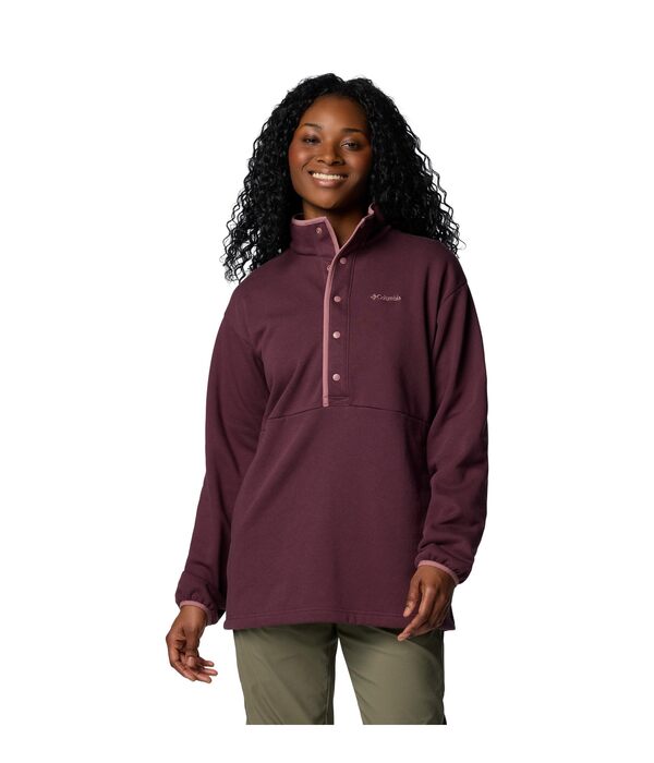 コロンビア レディース コート アウター Hart Mountain 1/2 Snap Tunic Moonvista/Figの通販は 8,015円