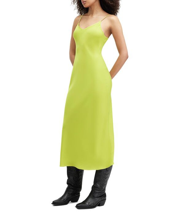 オールセインツ レディース ワンピース トップス Bryony Dress Zest Lime Green