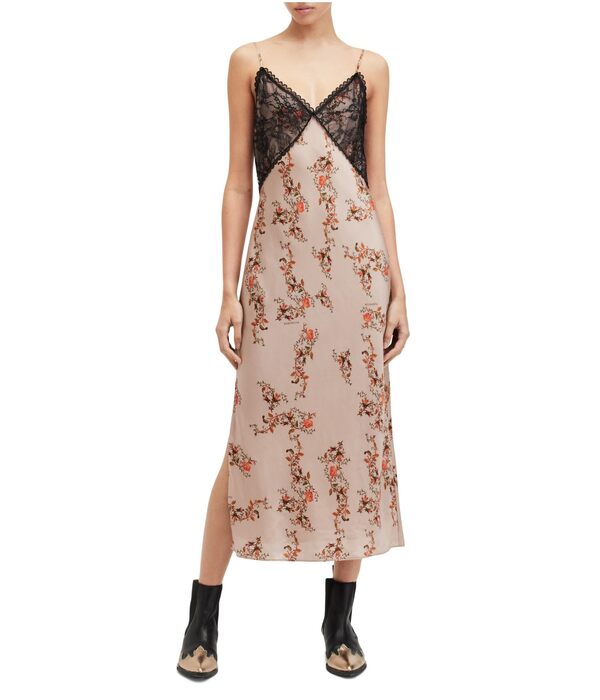 オールセインツ レディース ワンピース トップス Immy Oto Dress Almond Beigeの通販は 38,220円