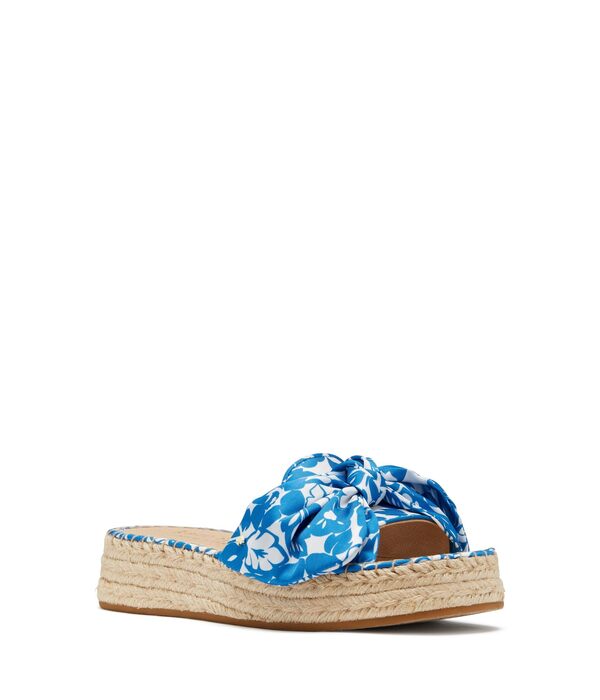 ケイトスペード レディース サンダル シューズ Lucie Tropical Foliage Espadrille Riverside Blueの通販は 20,235円