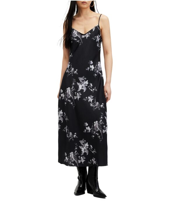 オールセインツ レディース ワンピース トップス Bryony Iona Dress Black 1の通販は 29,100円