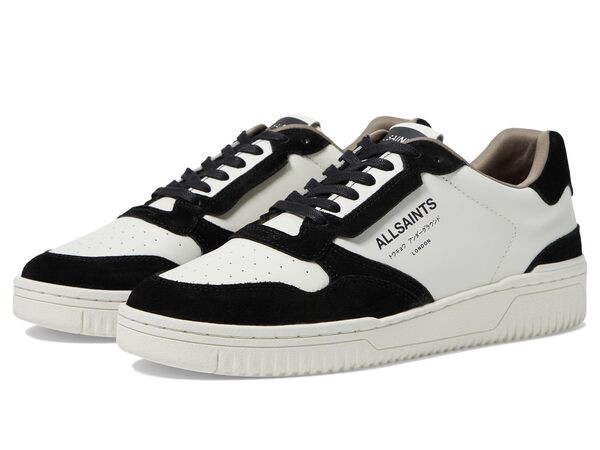 オールセインツ メンズ スニーカー シューズ Regan Low Top White/Black