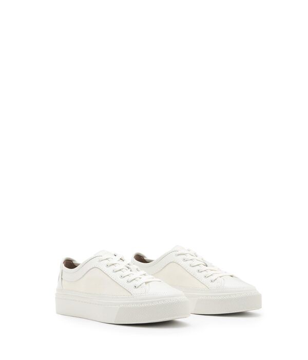 オールセインツ レディース スニーカー シューズ Milla Leather Sneaker White