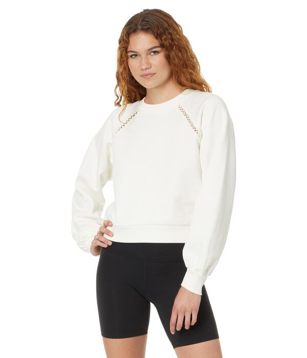 オールセインツ レディース パーカー・スウェット アウター Ewelina Sweat Chalk White