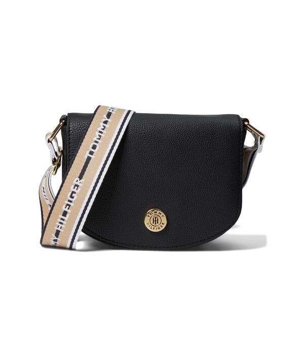 トミー ヒルフィガー レディース ハンドバッグ バッグ Sylvie II Flap Crossbody Blackの通販は