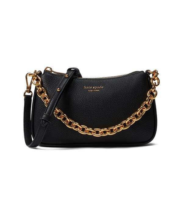 ケイトスペード レディース ハンドバッグ バッグ Jolie Pebbled Leather Small Convertible Crossbody Black