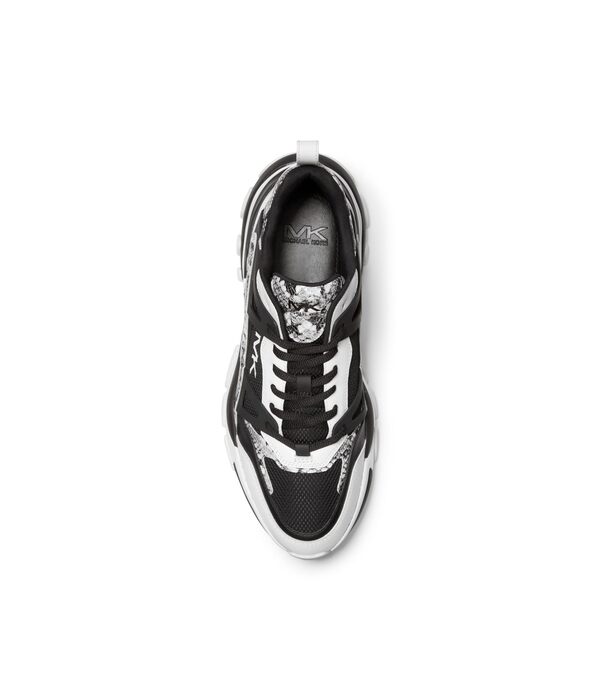マイケルコース メンズ スニーカー シューズ Nick Trainer Black/Optic Whiteの通販は