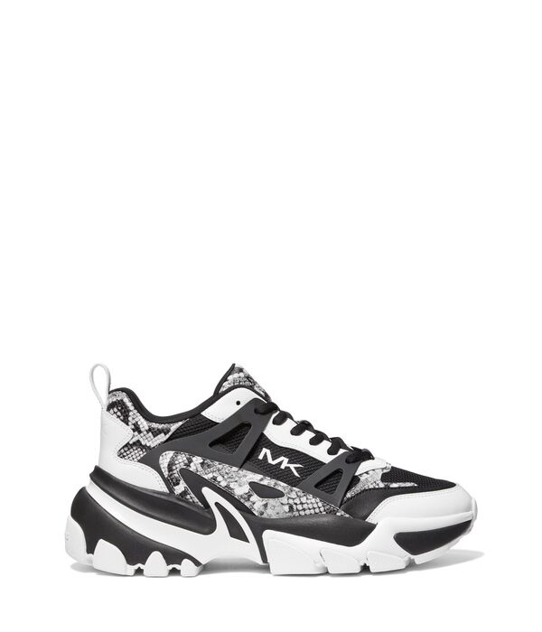 マイケルコース メンズ スニーカー シューズ Nick Trainer Black/Optic Whiteの通販は
