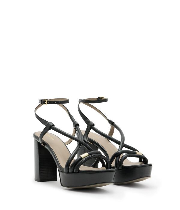 オールセインツ レディース ヒール シューズ Bella Platform Sandal Black