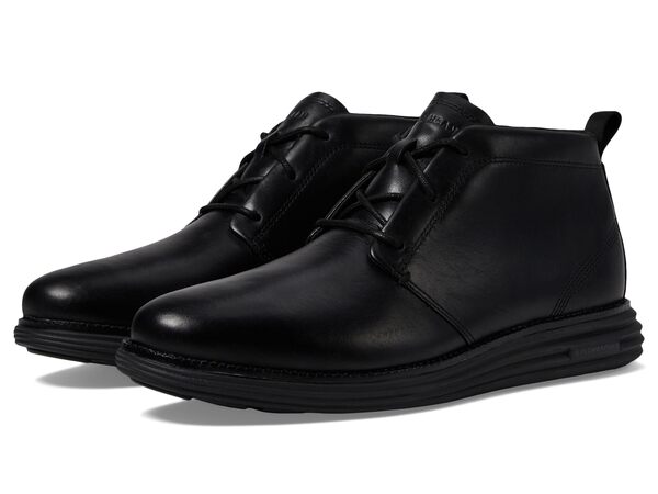 コールハーン メンズ ブーツ・レインブーツ シューズ Originalgrand Remastered Waterproof Chukka Boots Black/Blackの通販は