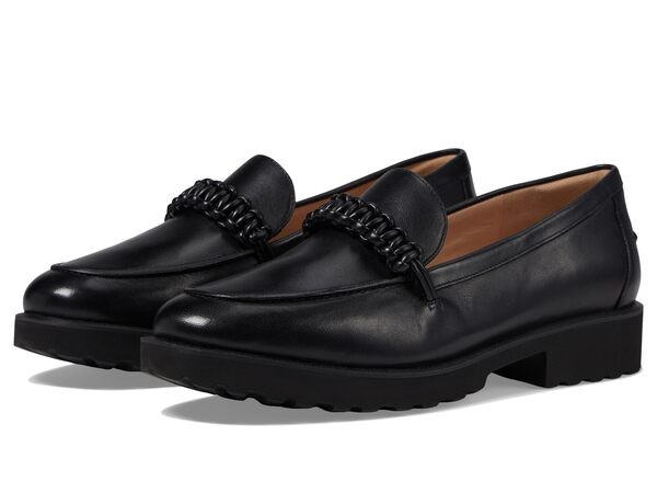 コールハーン レディース スリッポン・ローファー シューズ Greta Loafers Black Leather